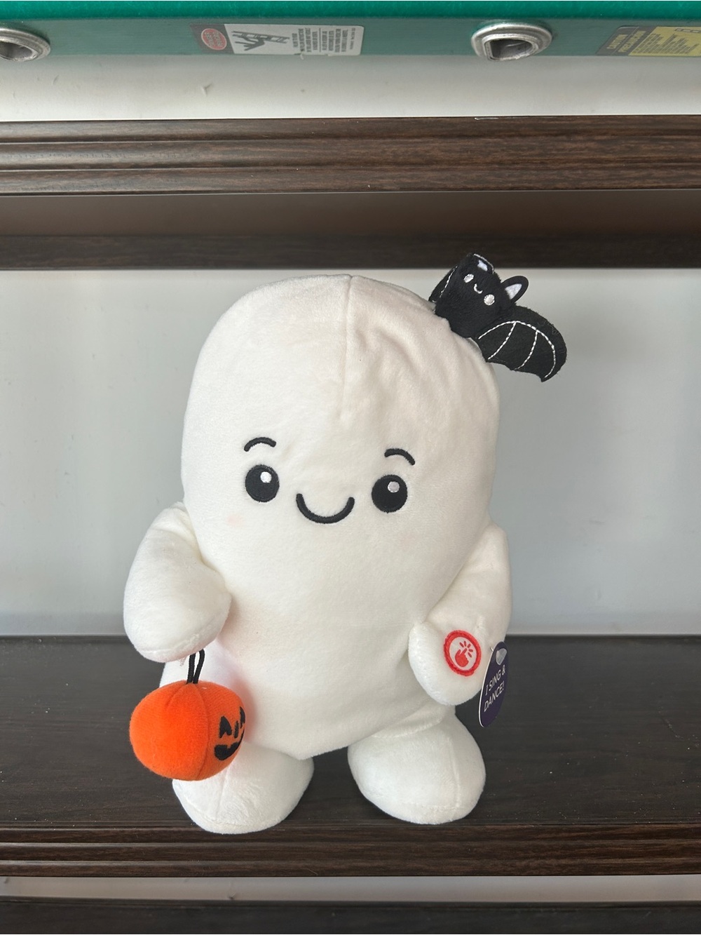 Hallmark Halloween "Who Wants Some Treats Now" Ghost Plush sound motion